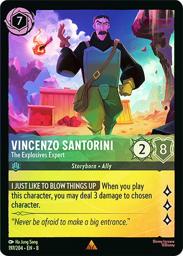 Reign Of Jafar - 197/204 - Vincenzo Santorini - The Explosives Expert - Foil