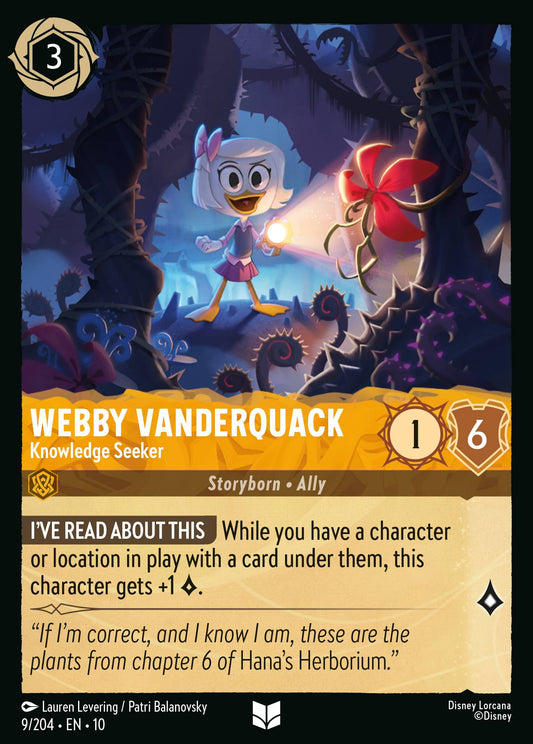 Whispers in the Well - 009/204 - Webby Vanderquack - Knowledge Seeker