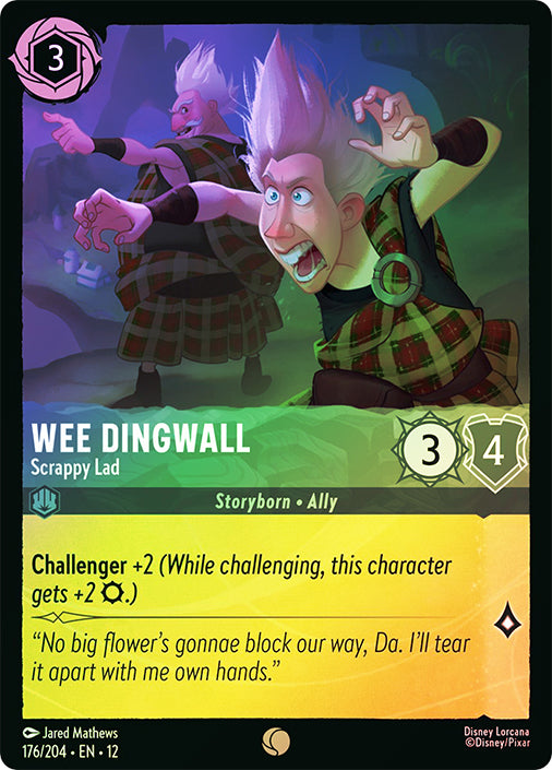 Wilds Unknown - 176/204 - Wee Dingwall - Scrappy Lad - Foil