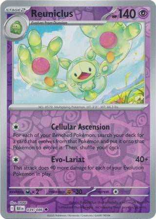 Black Bolt - 039/086 - Reuniclus - Reverse Holo