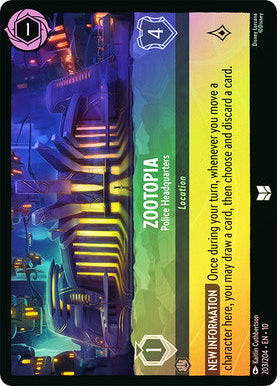 Whispers in the Well - 203/204 - Zootopia - Police Headquarters - Foil