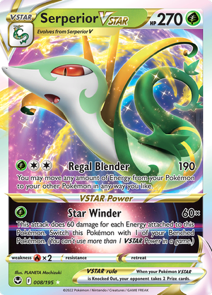Silver Tempest - 008/195 - Serperior VSTAR