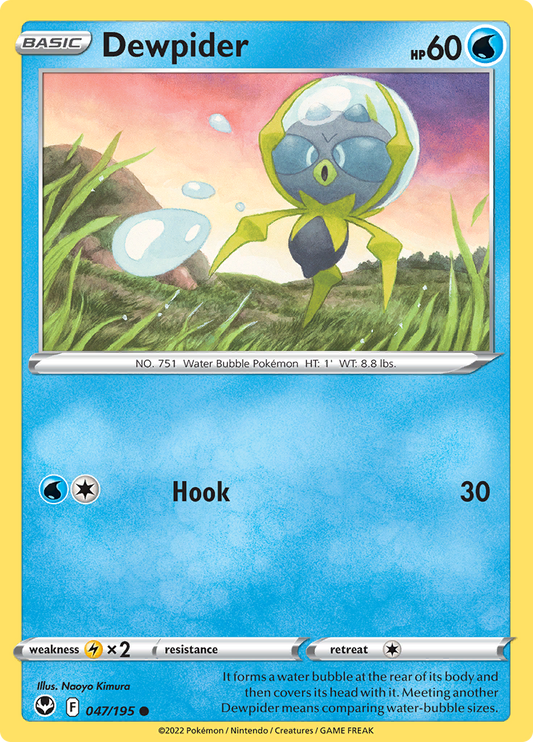 Silver Tempest - 047/195 - Dewpider