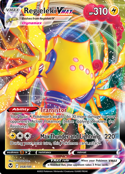 Silver Tempest - 058/195 - Regieleki VMAX