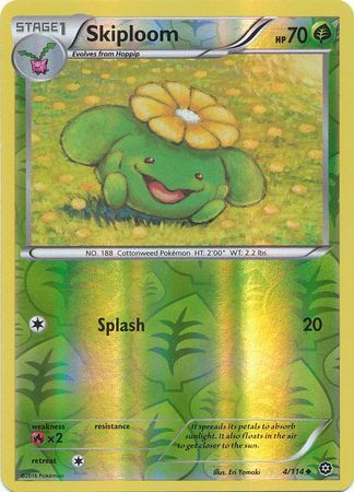 Steam Siege - 004/114 - Skiploom - Reverse Holo