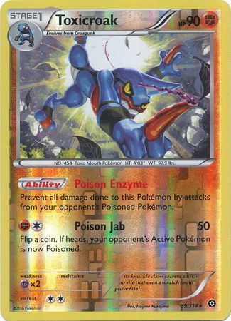 Steam Siege - 059/114 - Toxicroak - Reverse Holo