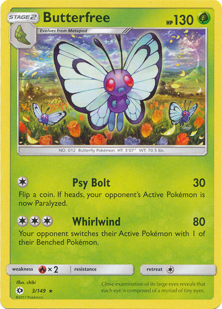 Sun & Moon - 003/149 - Butterfree