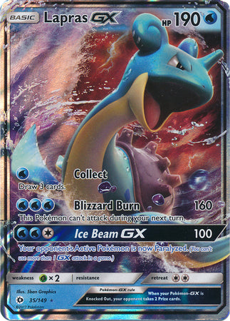 Sun & Moon - 035/149 - Lapras GX