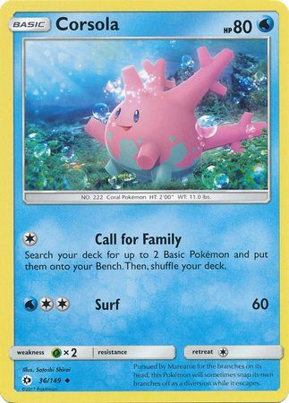 Sun & Moon - 036/149 - Corsola