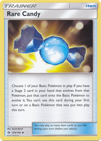 Sun & Moon - 129/149 - Rare Candy