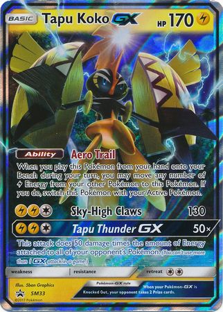 Black Star Promos - SM33 - Tapu Koko GX