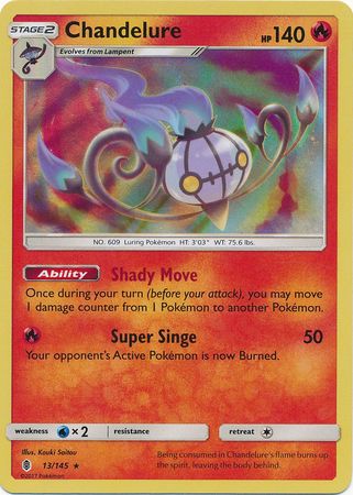 Guardians Rising - 013/145 - Chandelure - Holo