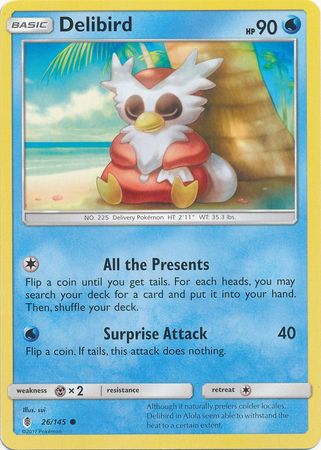 Guardians Rising - 026/145 - Delibird