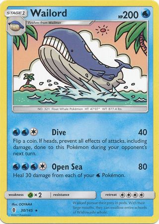 Guardians Rising - 030/145 - Wailord