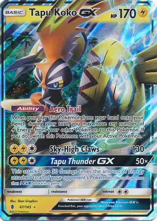 Guardians Rising - 047/145 - Tapu Koko GX