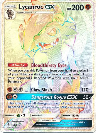 Guardians Rising - 156/145 - Lycanroc GX