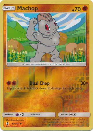 Guardians Rising - 062/145 - Machop - Reverse Holo