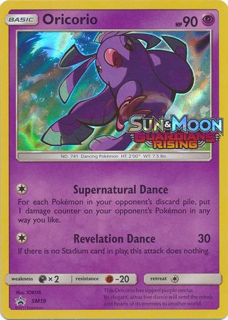 Black Star Promos - SM19 - Oricorio - Pre-Release Holo