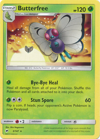 Burning Shadows - 003/147 - Butterfree