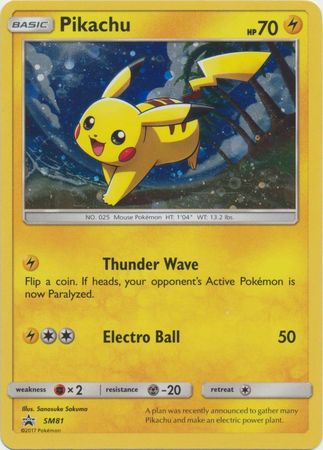 Black Star Promos - SM81 - Pikachu - Holo