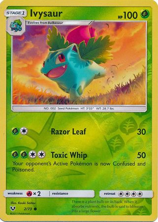 Shining Legends - 002/073 - Ivysaur - Reverse Holo