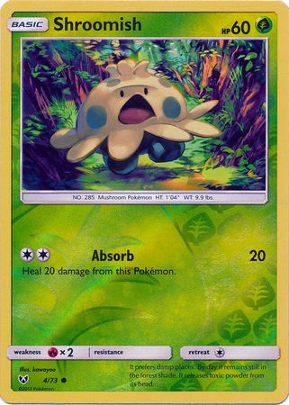 Shining Legends - 004/073 - Shroomish - Reverse Holo