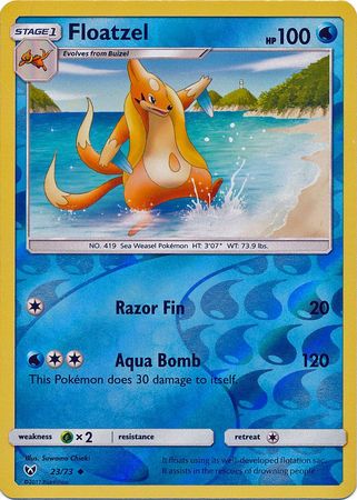 Shining Legends - 023/073 - Floatzel - Reverse Holo