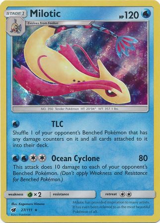 Crimson Invasion - 027/111 - Milotic - Holo