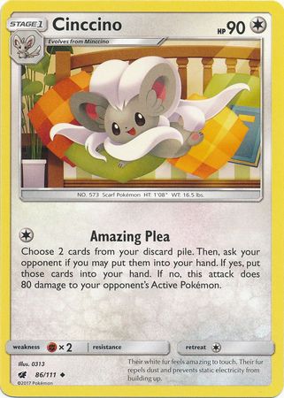 Crimson Invasion - 086/111 - Cinccino