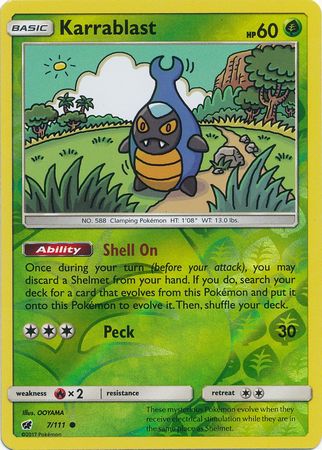 Crimson Invasion - 007/111 - Karrablast - Reverse Holo