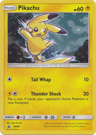 Black Star Promos - SM98 - Pikachu - Holo