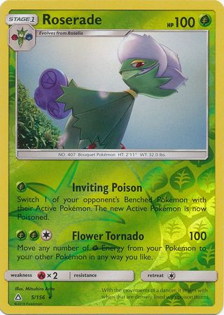 Ultra Prism - 005/156 - Roserade - Reverse Holo