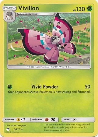 Forbidden Light - 008/131 - Vivillon