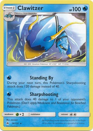 Forbidden Light - 026/131 - Clawitzer