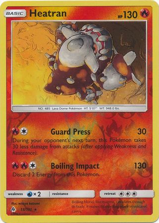 Forbidden Light - 013/131 - Heatran - Reverse Holo