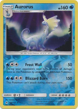 Forbidden Light - 028/131 - Aurorus - Reverse Holo