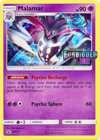 Black Star Promos - SM117 - Malamar - Pre-Release Holo