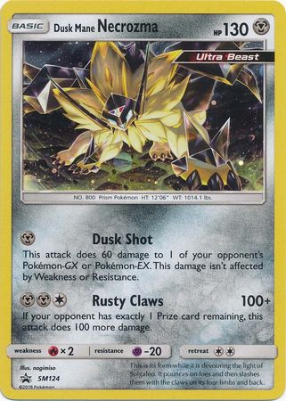 Black Star Promos - SM124 - Dusk Mane Necrozma - Holo
