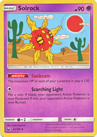 Celestial Storm - 062/168 - Solrock