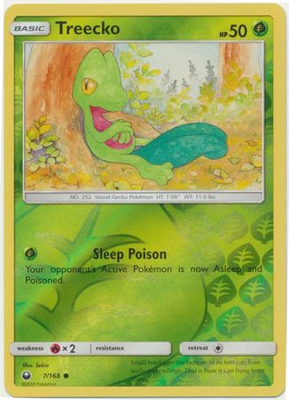 Celestial Storm - 007/168 - Treecko - Reverse Holo