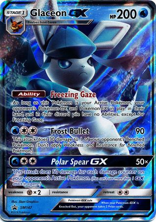 Black Star Promos - SM147 - Glaceon GX