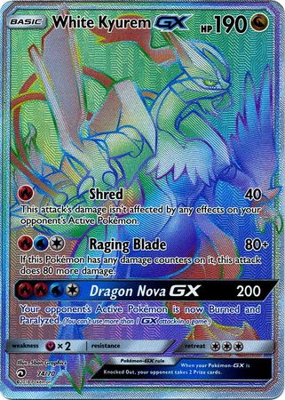 Dragon Majesty - 074/070 - White Kyurem GX