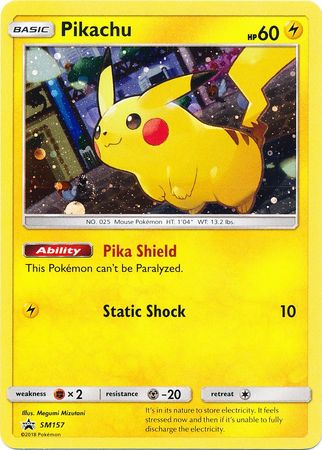 Black Star Promos - SM157 - Pikachu - Holo