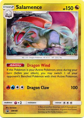 Black Star Promos - SM140 - Salamence - Holo