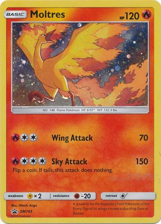 Black Star Promos - SM143 - Moltres - Holo