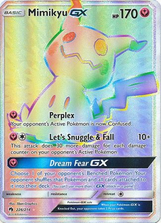 Lost Thunder - 226/214 - Mimikyu GX