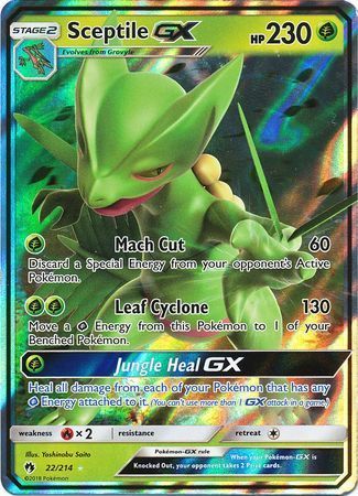 Lost Thunder - 022/214 - Sceptile GX
