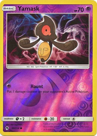 Lost Thunder - 099/214 - Yamask - Reverse Holo