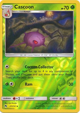 Lost Thunder - 027/214 - Cascoon - Reverse Holo