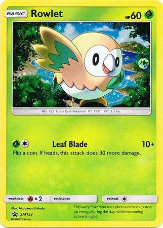 Black Star Promos - SM153 - Rowlet - Holo